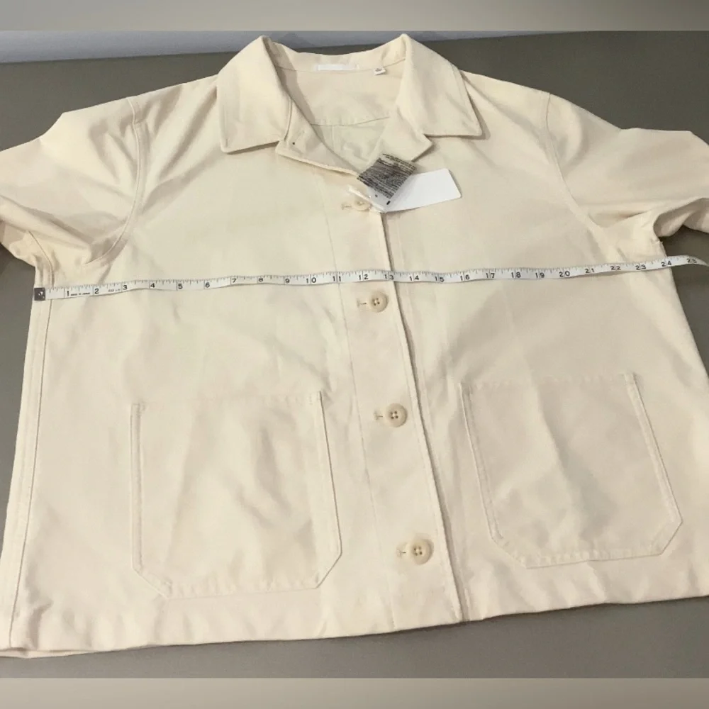 UNIQLO OFF WHITE JACKET SIZE XL 🤍 - Picture 6 of 7